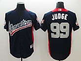 American League 99 Aaron Judge Navy 2018 MLB All Star Game Home Run Derby Jersey,baseball caps,new era cap wholesale,wholesale hats
